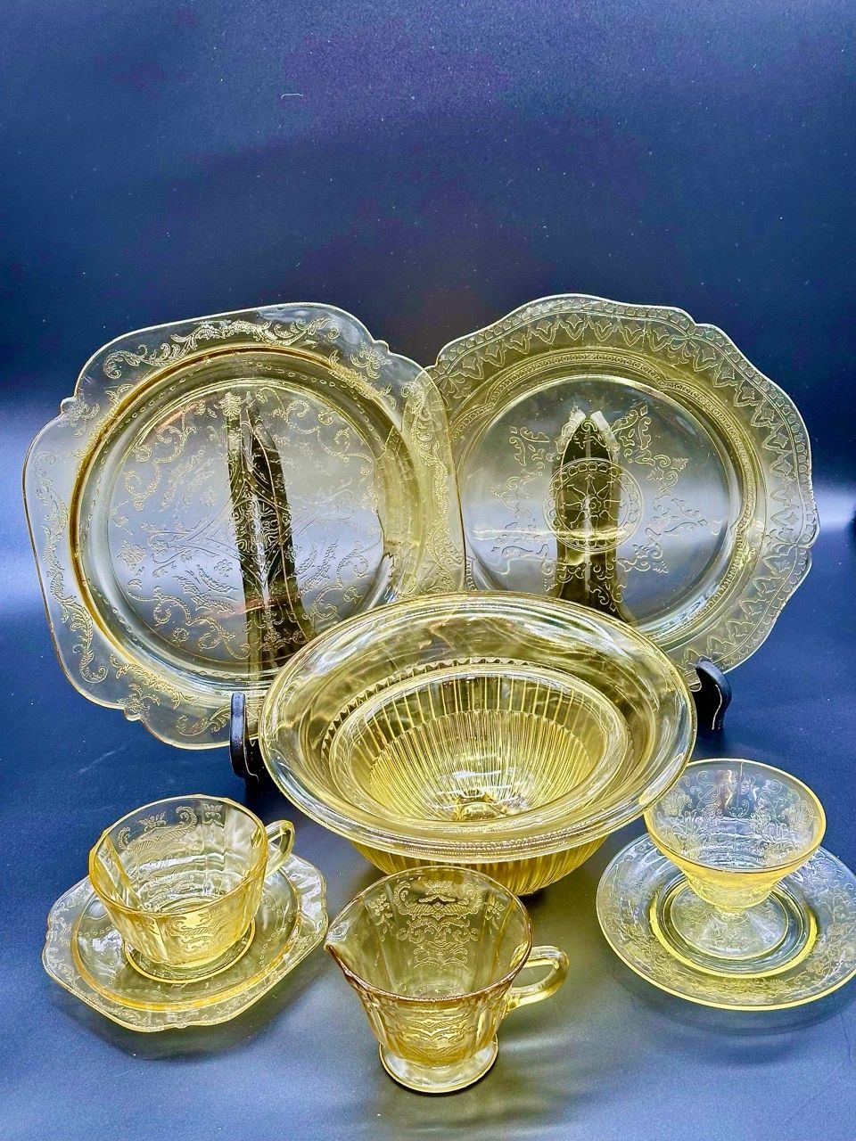 Celebrate the Charm of Vintage Yellow Depression Glass